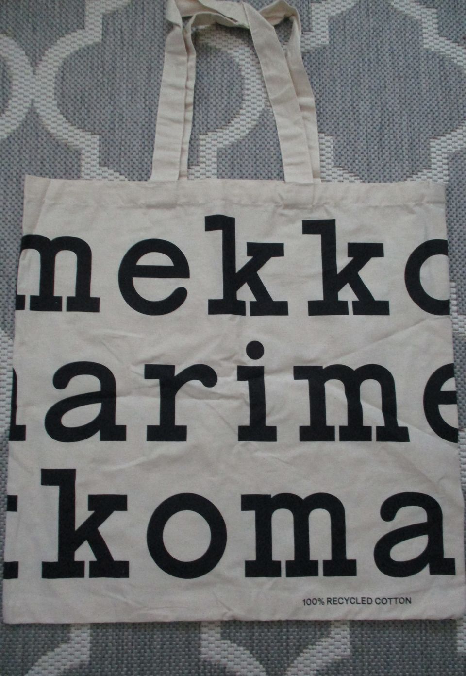 Marimekko uusi vaalea logokassi