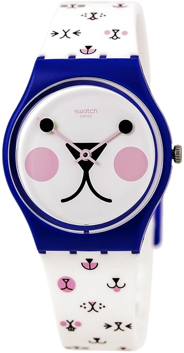 Swatch CATTITUDE (GN241), Kitty Face
