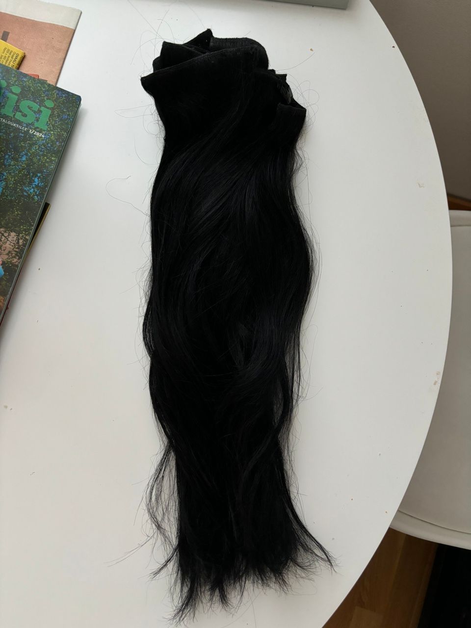 Rapunzel of swedenin mustat clip-on pidennykset