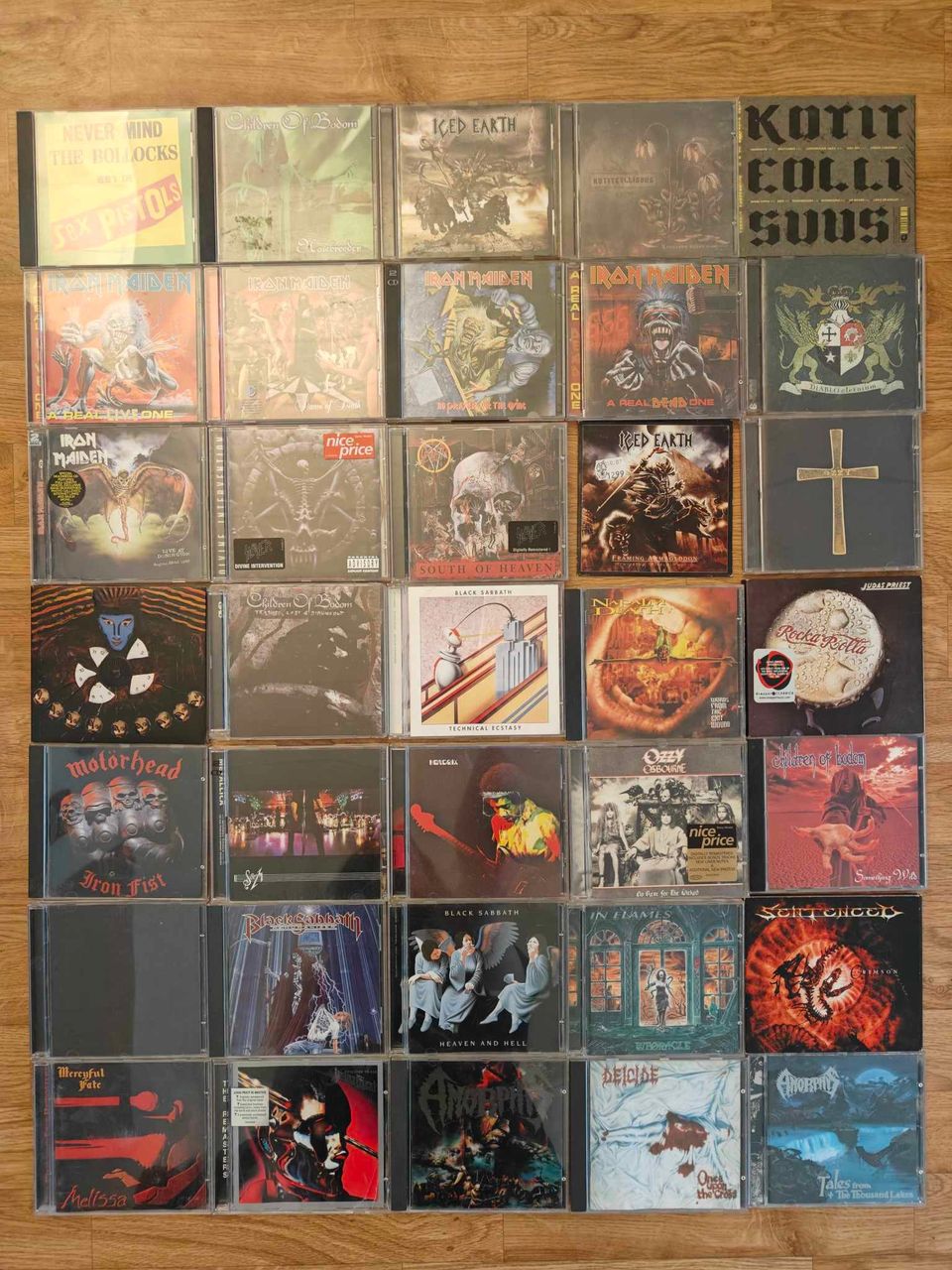 Heavy/Rock/Metalli CD-levyjä