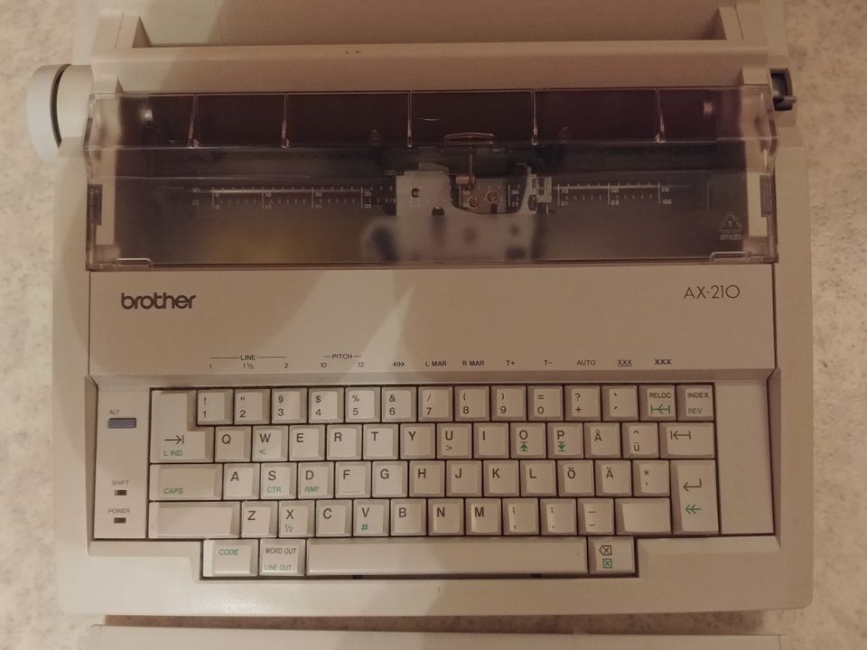 Brother AX 210 sähkökirjoituskone