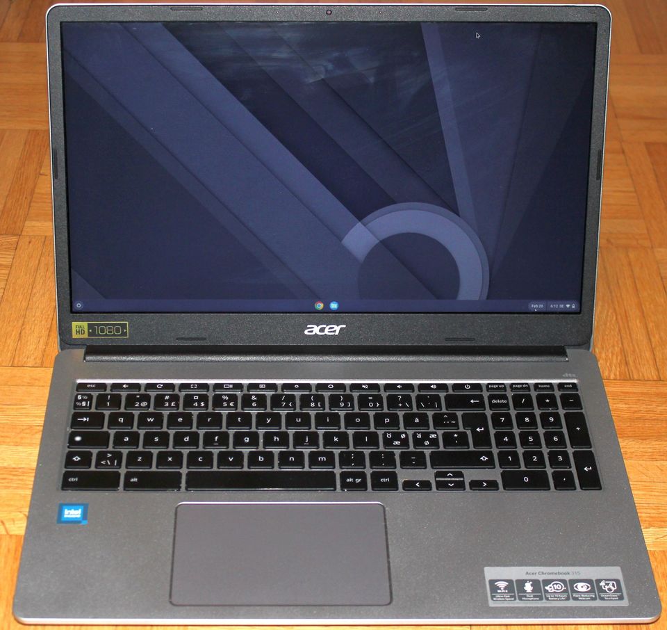 Acer Chromebook 315, 15.6" FullHd, uudenveroinen