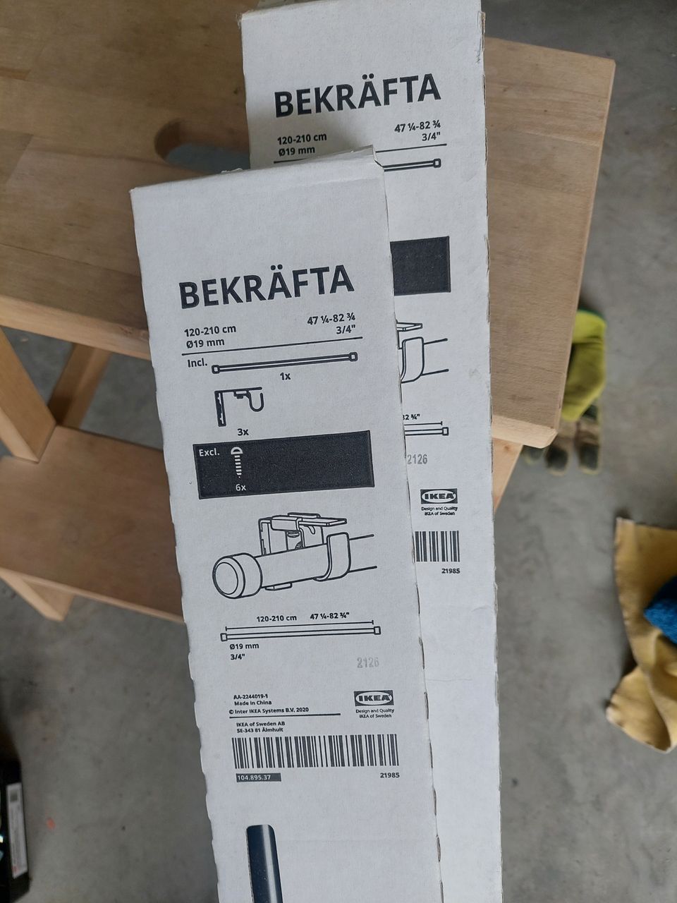 Ikea Bekräfta verhotangot