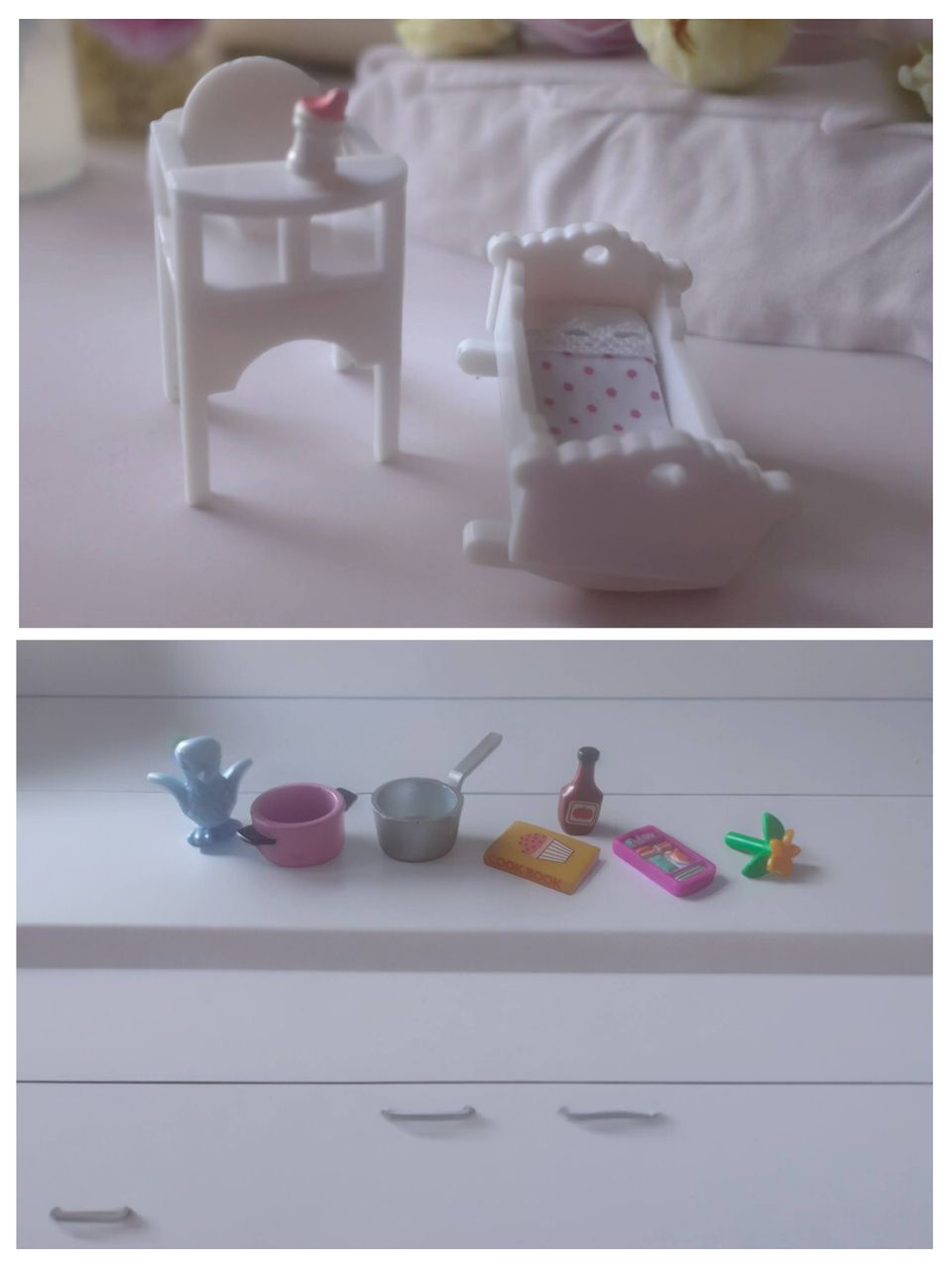 Lundby vauvan huonekalut & keittiötarvikkeita