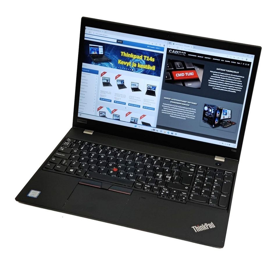 Nopeimmalle -50% - ThinkPad T15 i7-10510U 16Gt 500Gt W11Pro