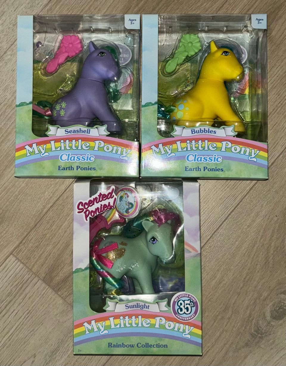 My Little Pony - 35th juhlavuoden paketeissa olevat figuurit