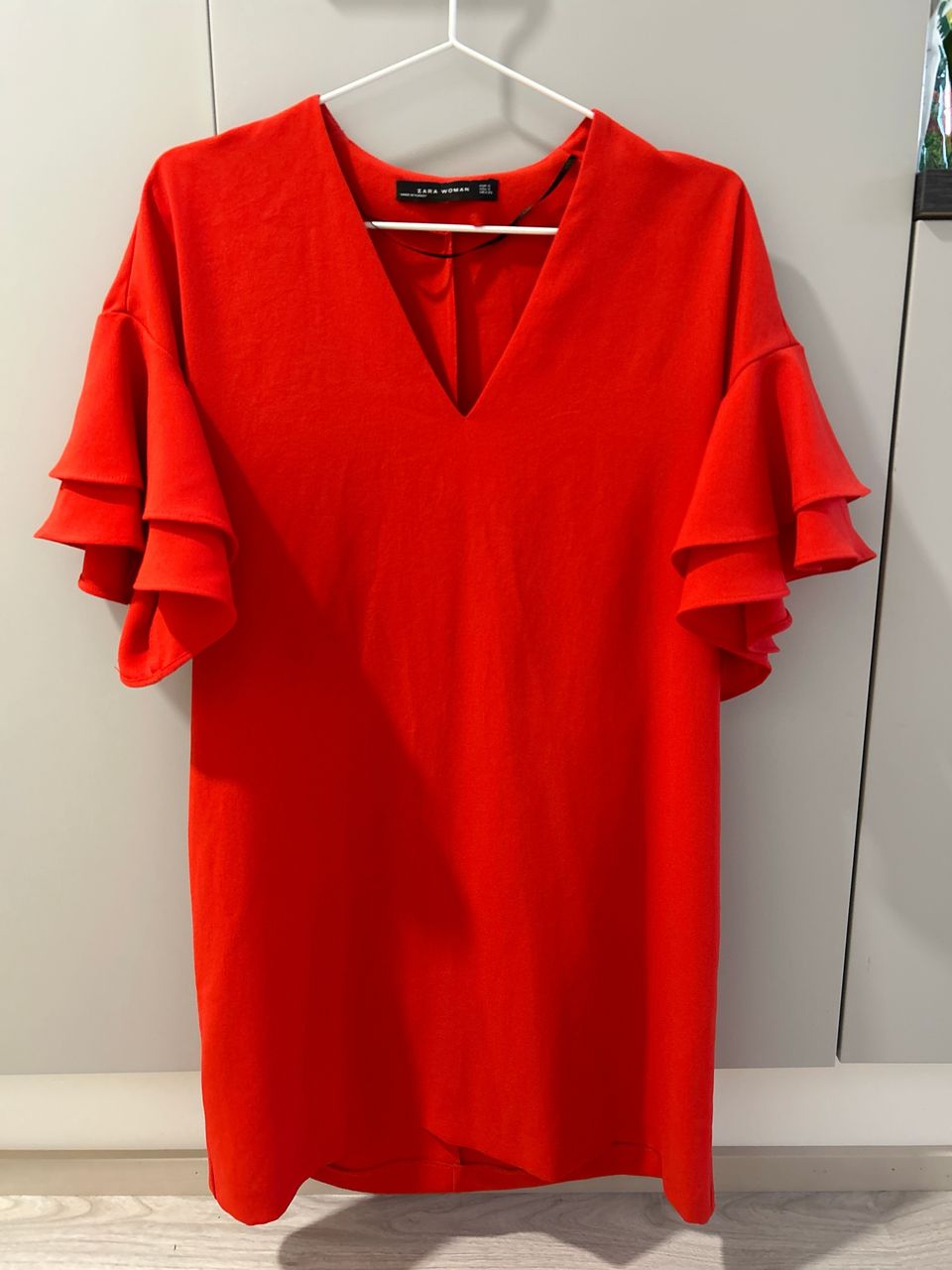 Zara punainen mekko S