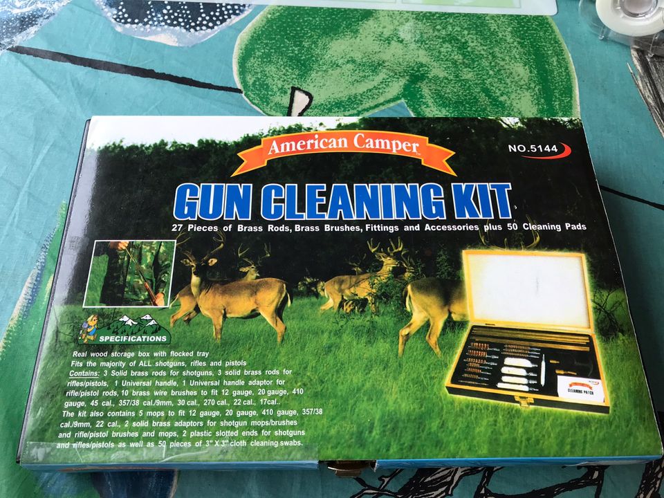 American Camper No 5144 gun cleaning kit / aseenpuhdistussarja