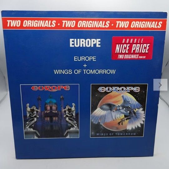 Europe   Europe + Wings Of Tomorrow 2xLP