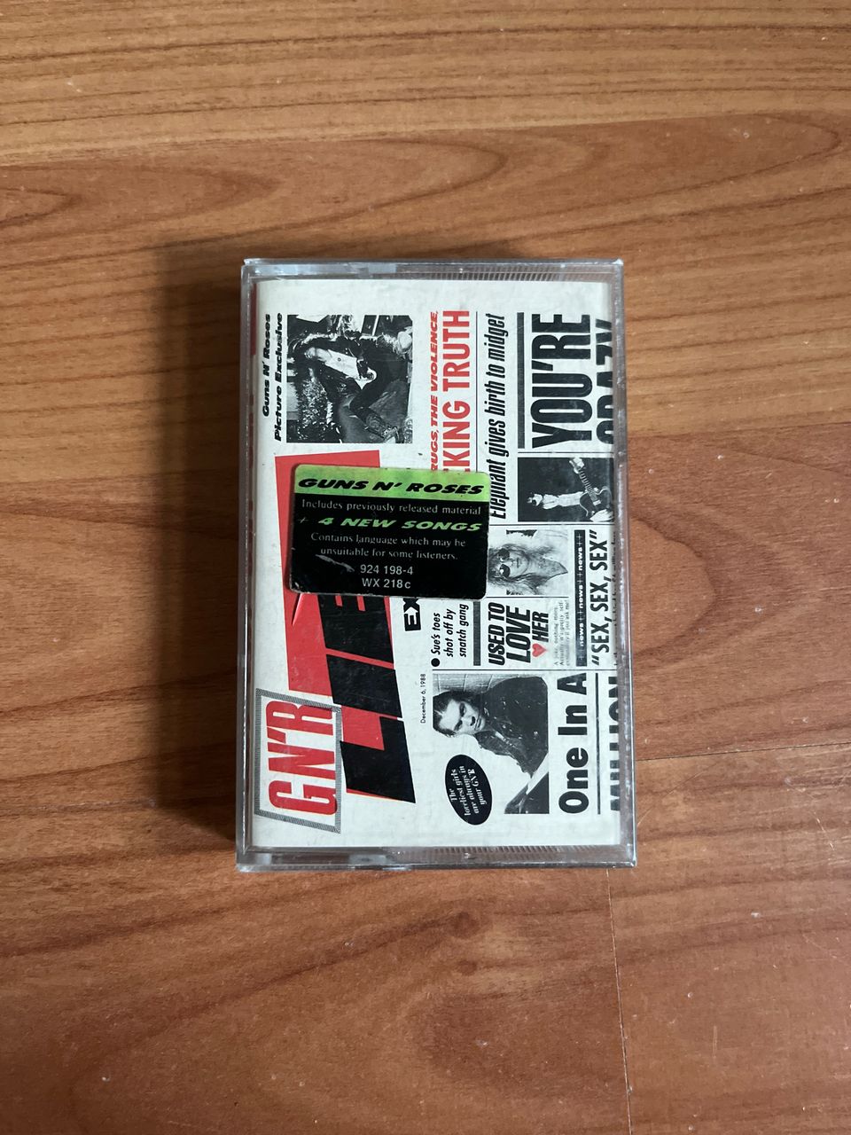 1986 Guns N Roses Lies C-kasetti