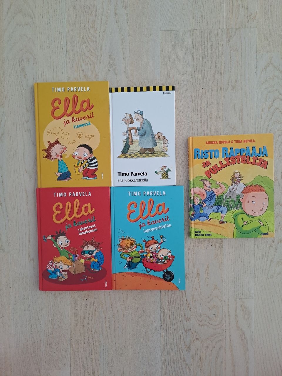 Ella ja kaverit & Risto Räppääjä -kirjoja