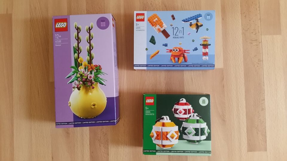 Lego avaamattomat pakkaukset 3kpl