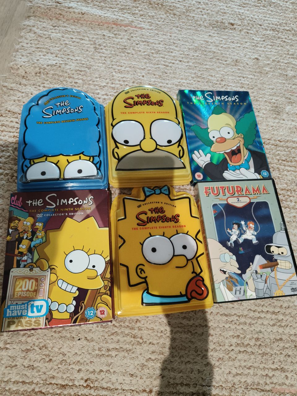 Simpsons DVD kokoelma