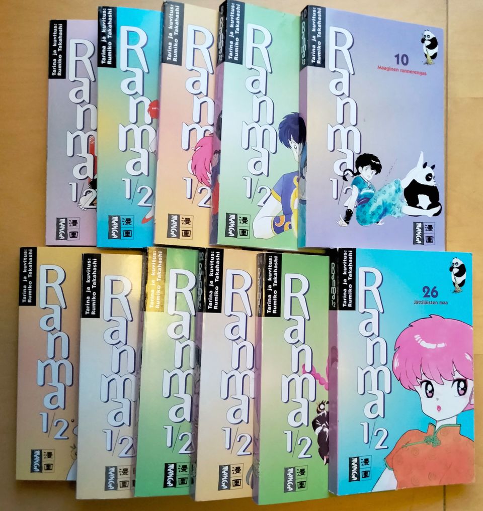 Ranma 1/2 manga 11 kpl (suom)
