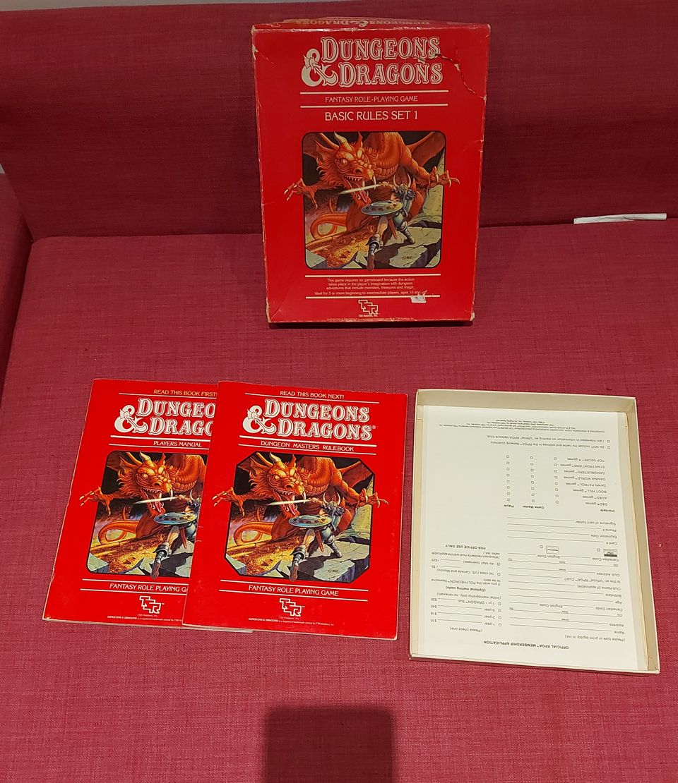 D&D basic rules (red box)