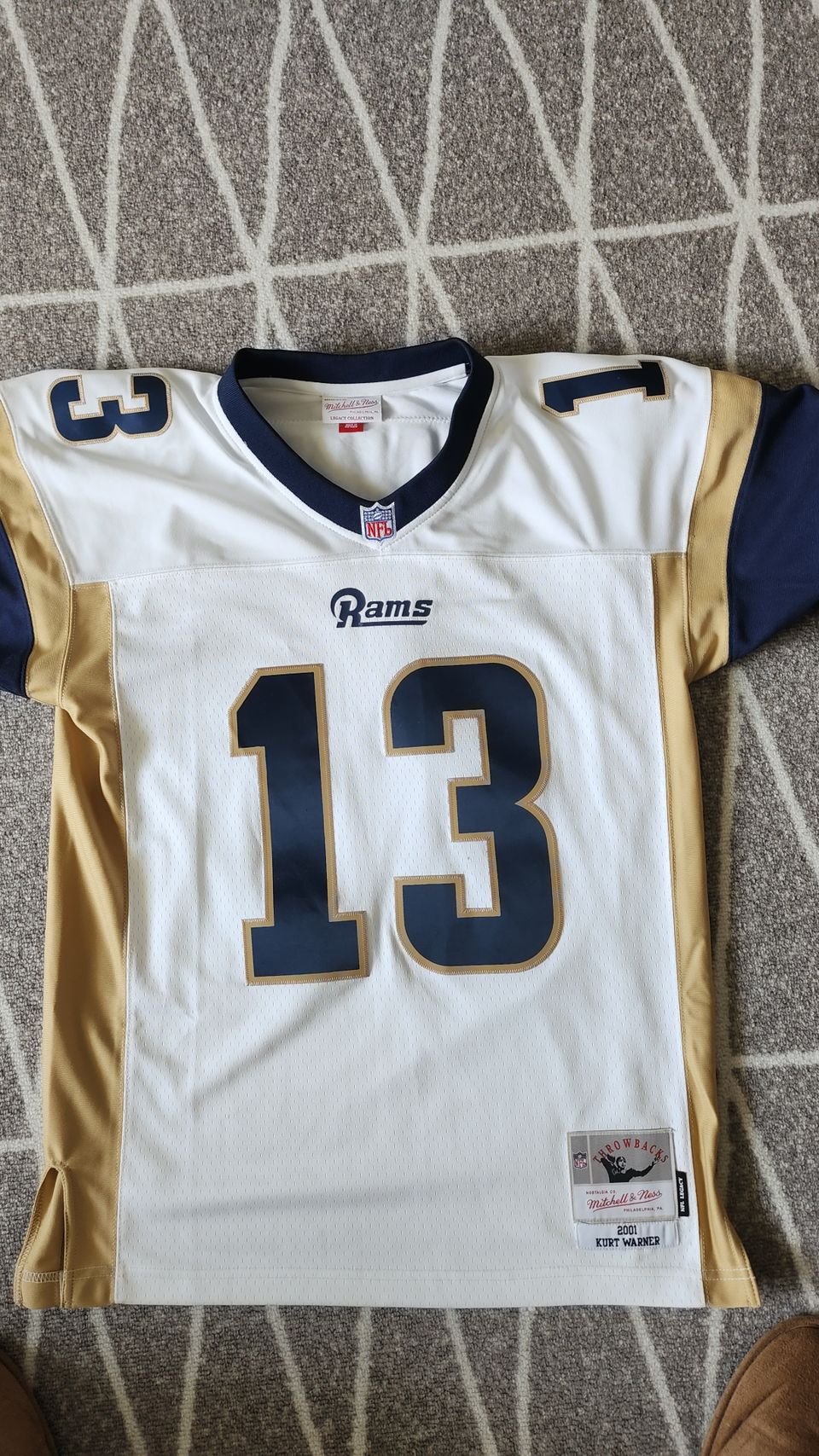 Mitchell & Ness St. Louis rams Kurt Warner Pelipaita