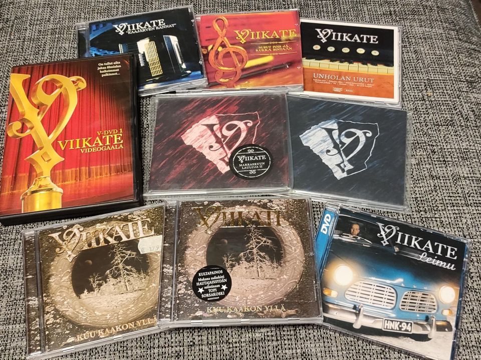 Viikate yhtyeen cd:t