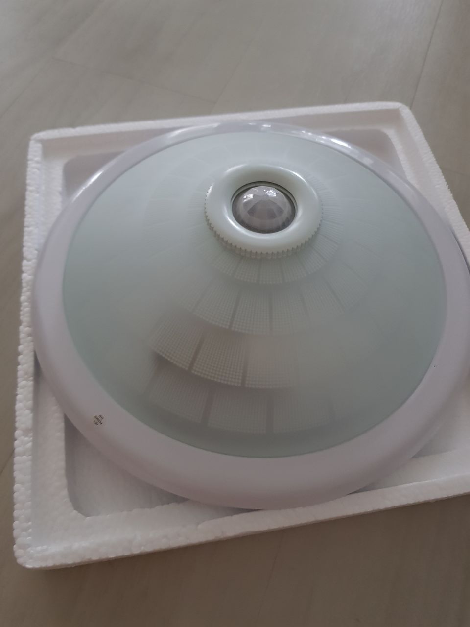 Motion detection ceiling lighting fixture