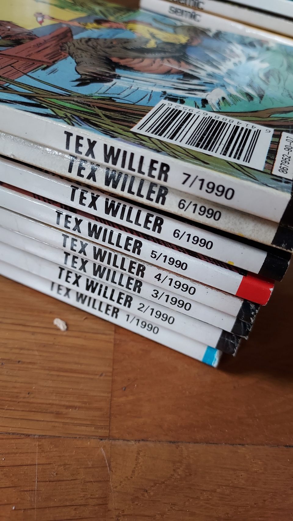 Tex Willer lehtiä 1990-luvulta