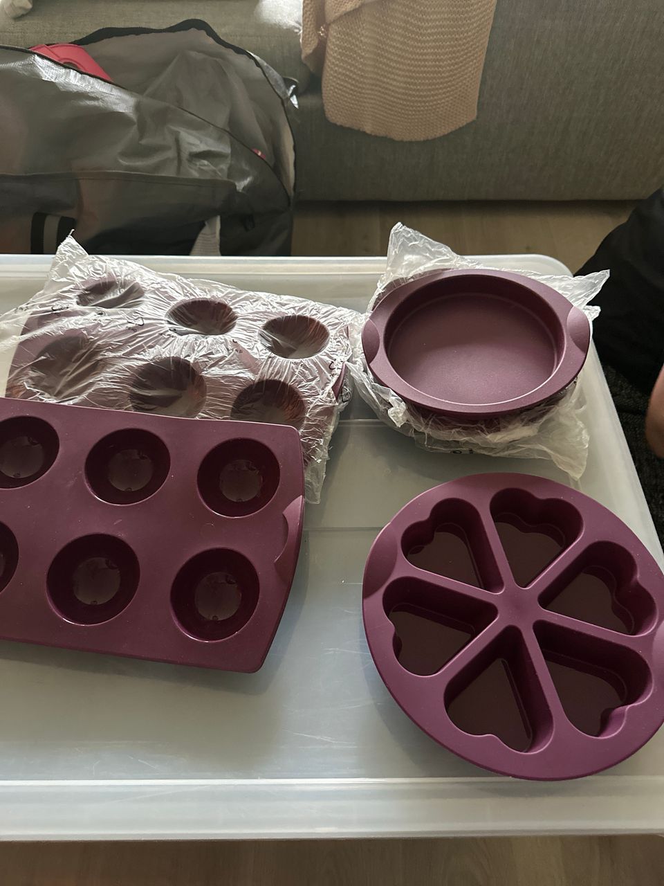 Tupperware silikoni leivonta muotit