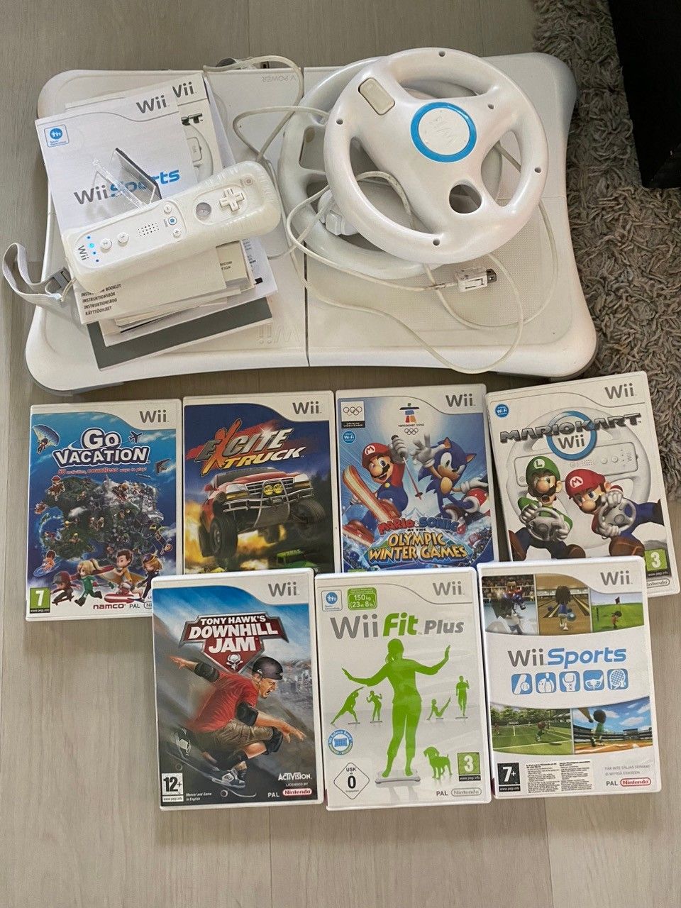 Nintendo wii peli-setti