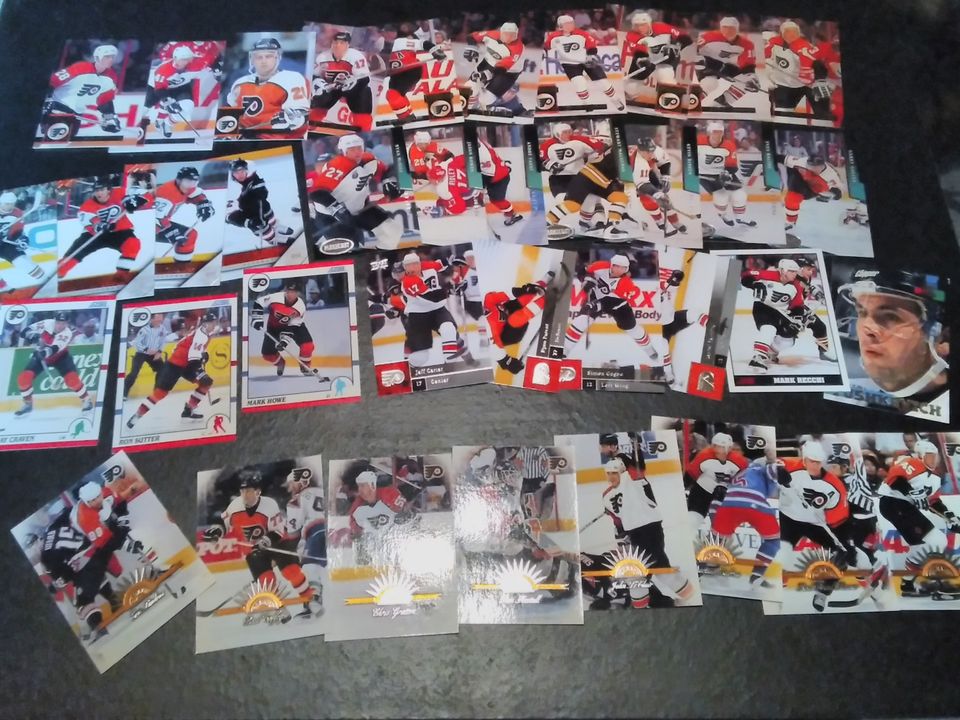 Philadelphia Flyers-keräilykortit postitettuna Erä367