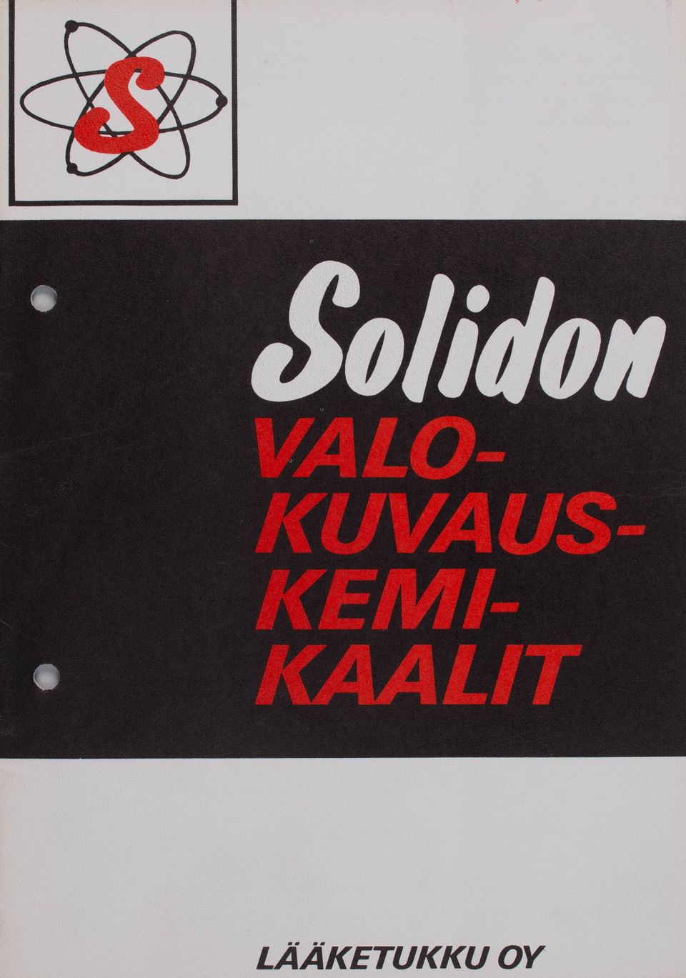 Solidon valokuvauskemikaalit