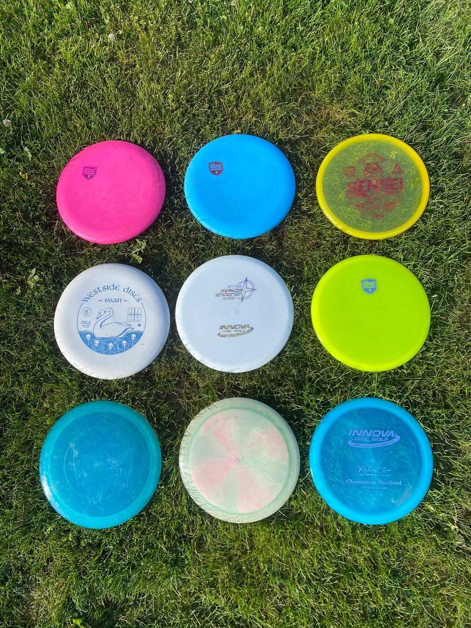 Frisbeegolf kiekot 9kpl