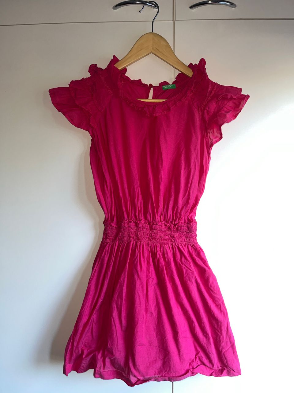 Benetton pinkki mekko koko 150