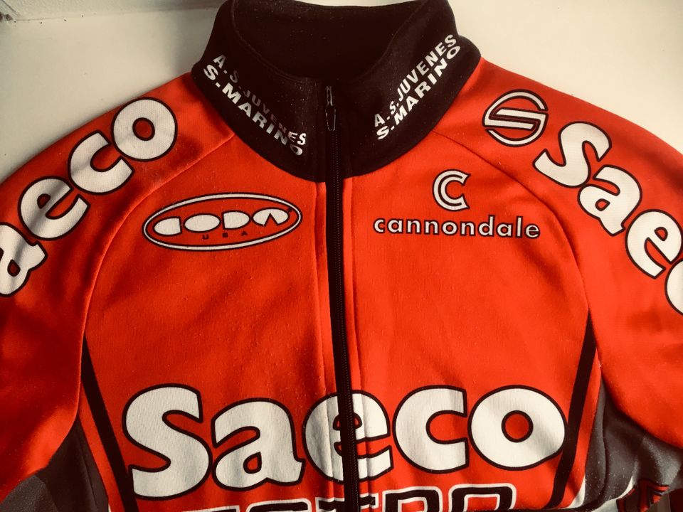 Pyöräilytakki Cannondale: Team Saeco Treno Rosso