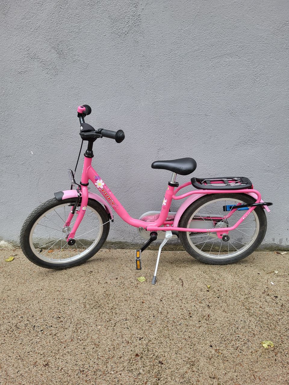 Lasten polkupyörä PUKY Steel 18", vaaleanpunainen