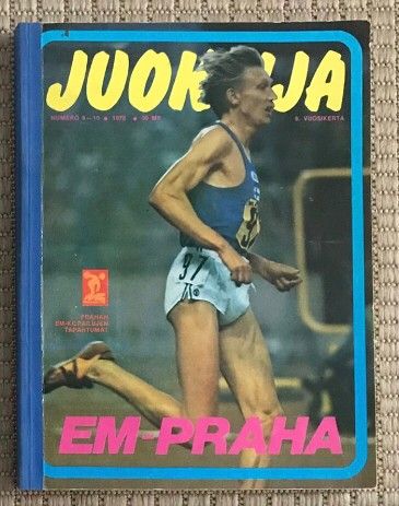 Juoksija -lehti vuodelta 1978. EM-Praha