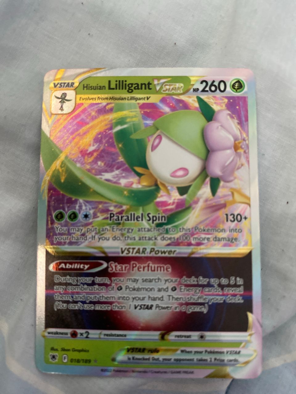 Lilligant Vstar Pokémon kortti