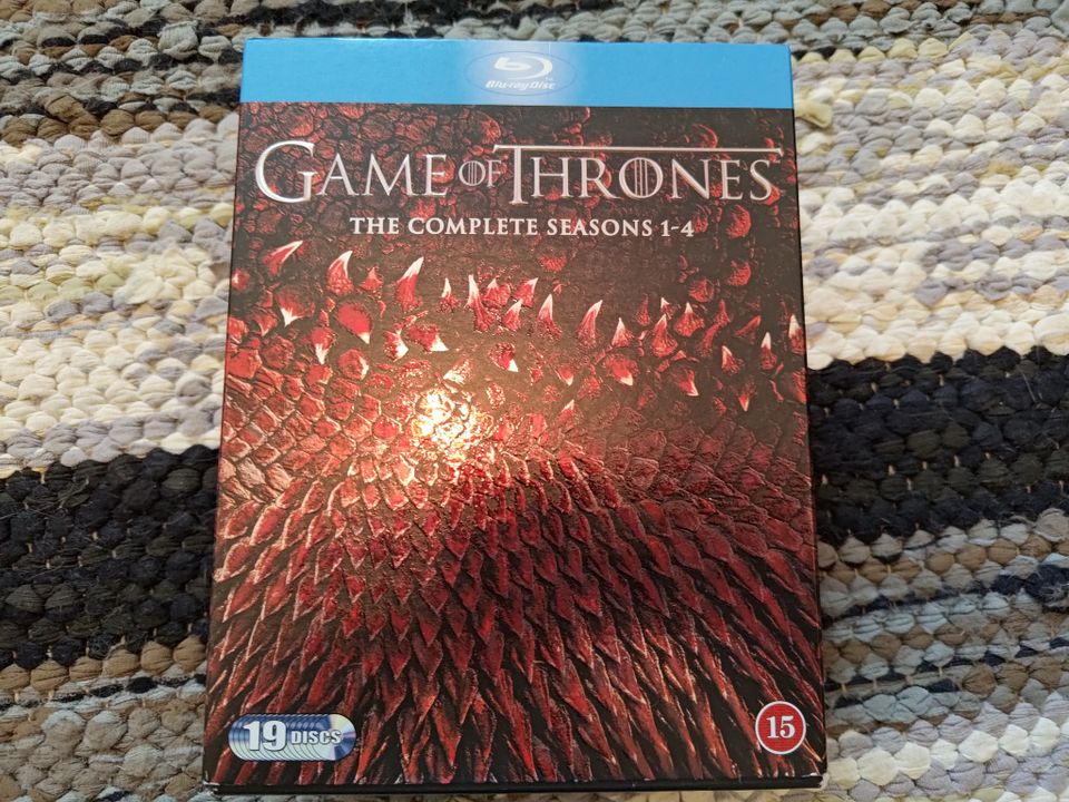 Game Of Thrones kaudet 1-4 Blu-ray