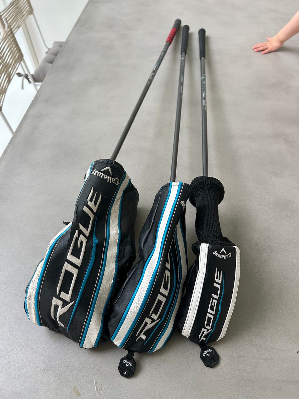 Callaway Rogue puu3 ja hybridi