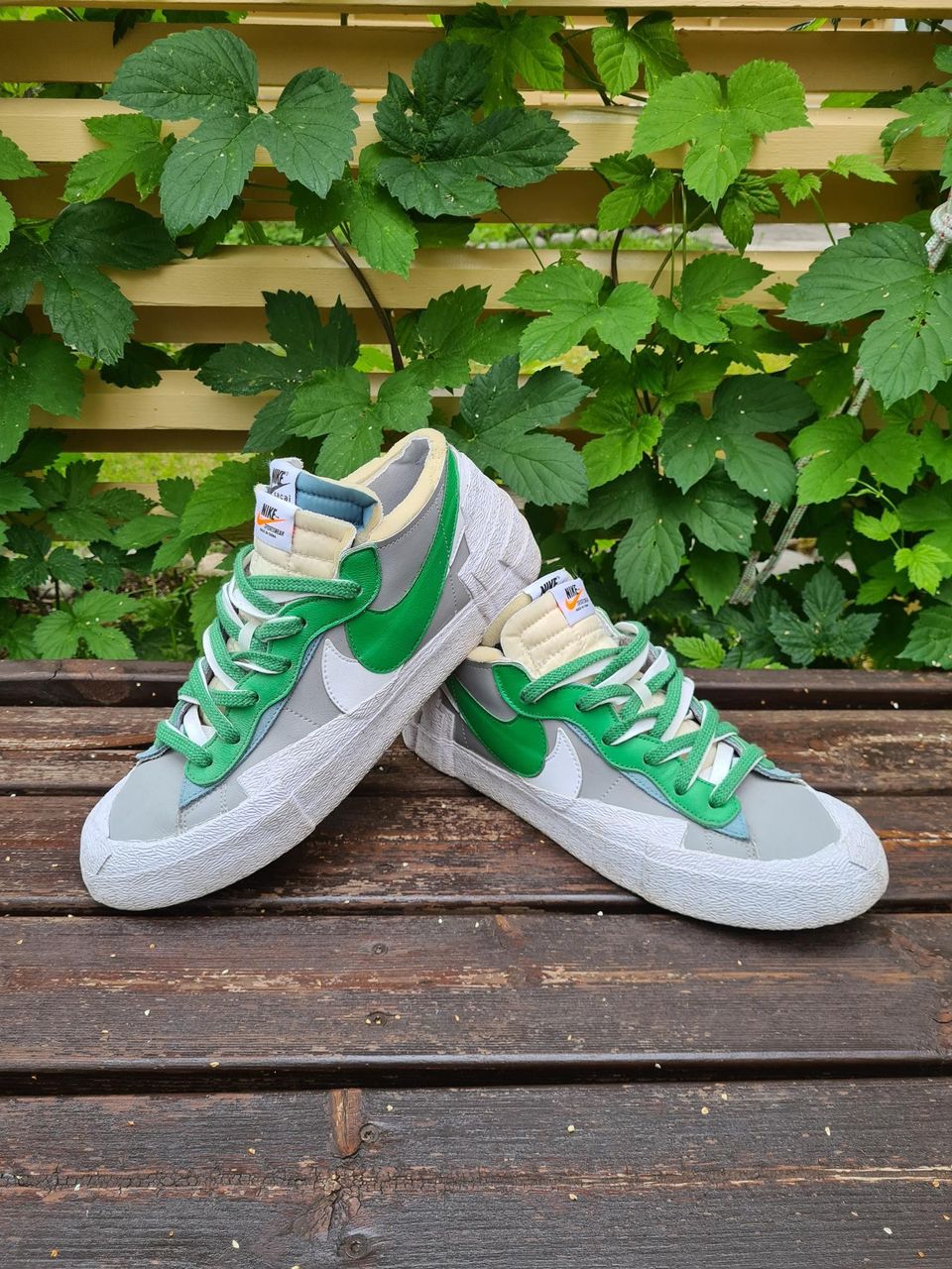 Nike x Sacai Blazer Low Grey/Green