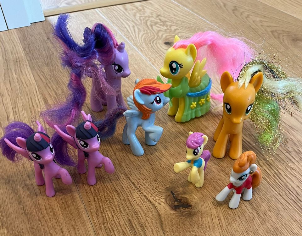 9 kpl My Little Pony & Rainbow Dash matkasetti
