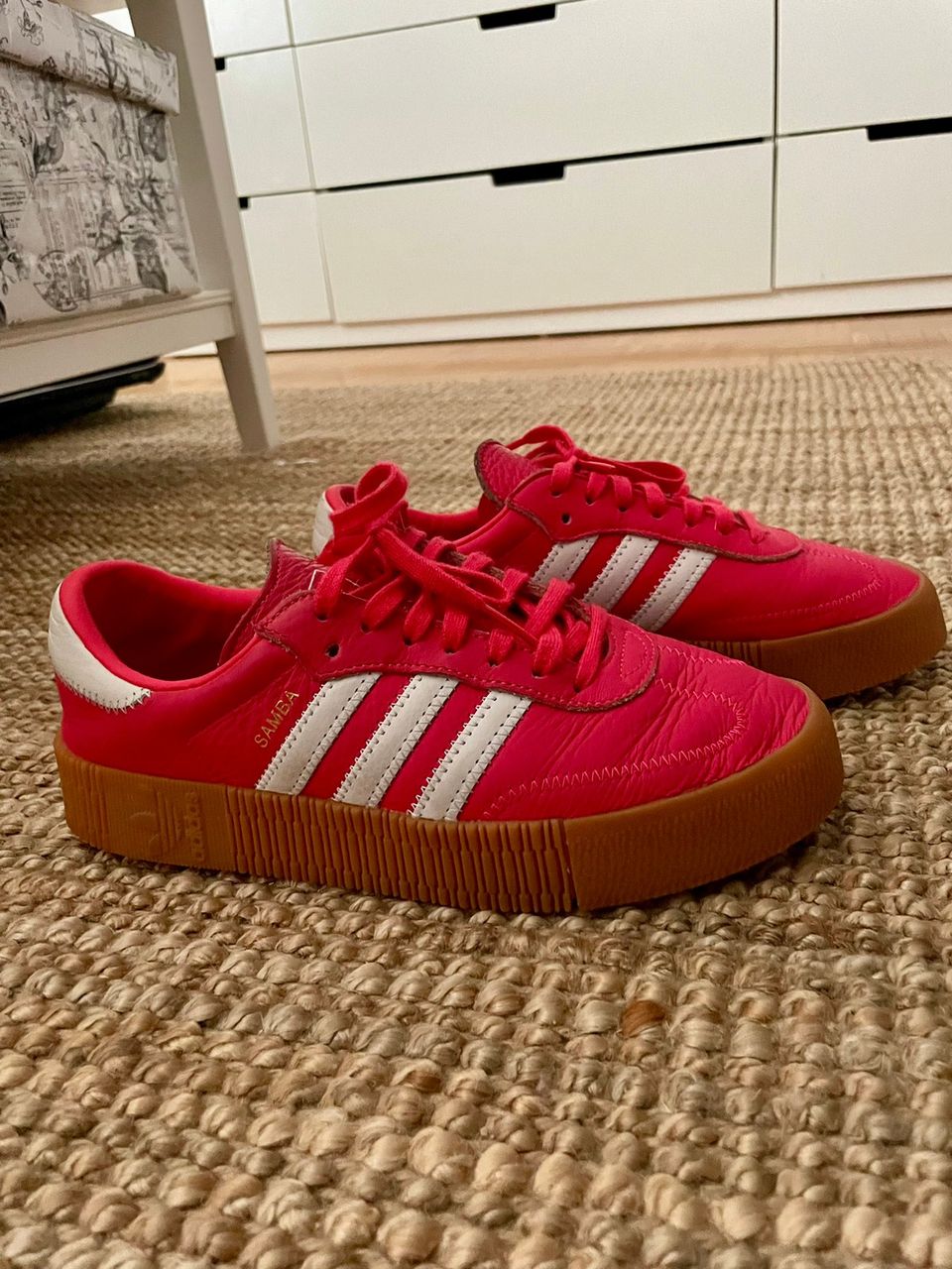 Adidas Samba naisten kengät pinkki