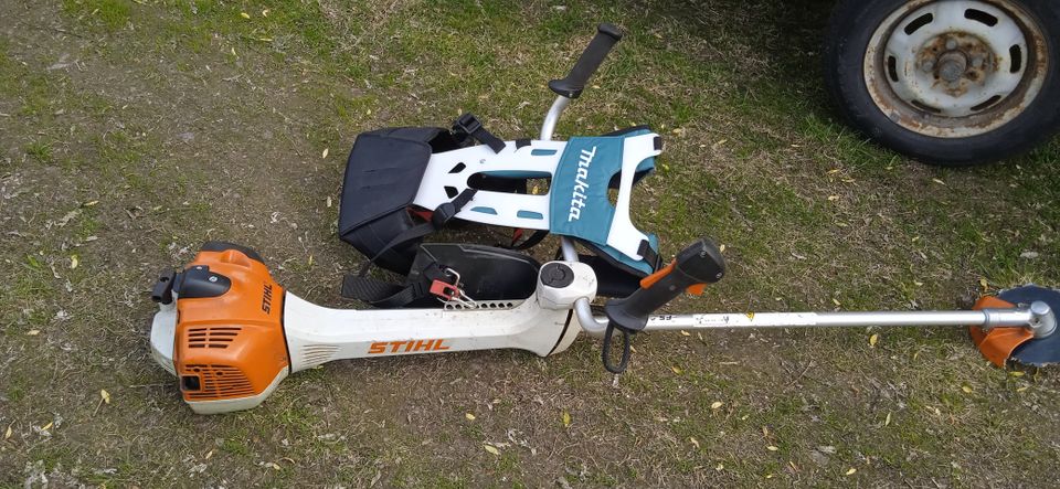 Stihl Raivaussaha ja valjaat