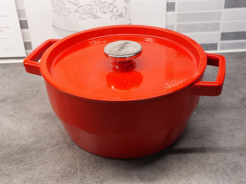 Pyrex Slowcook 3,6l punainen valurautapata