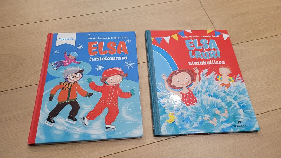Oppi&ilo Elsa ja Lauri kirjat