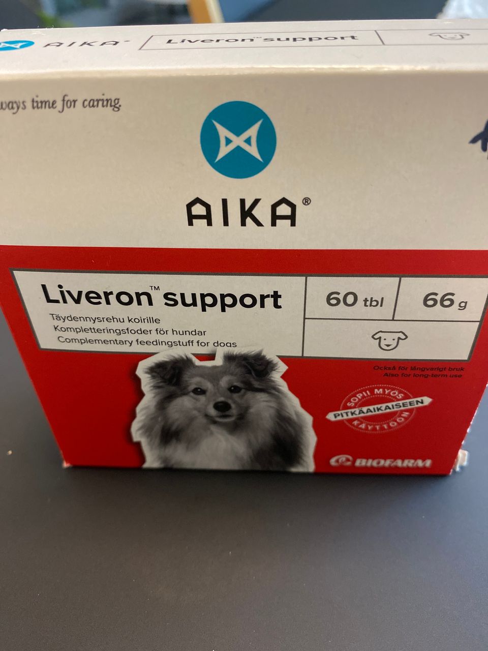 Liveron support täydennysrehu koirille