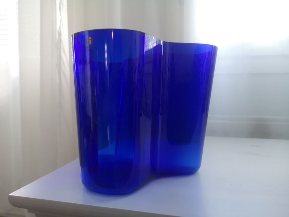 Iittala Aalto maljakko 160 mm koboltinsininen