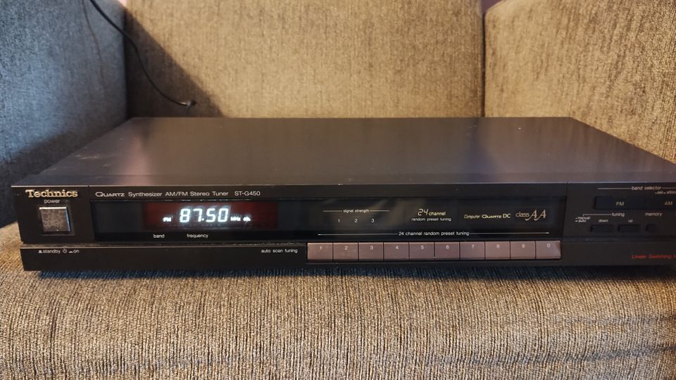 Technics Tuner ST-G450 Quartz Synthesizer Stereo Tuner