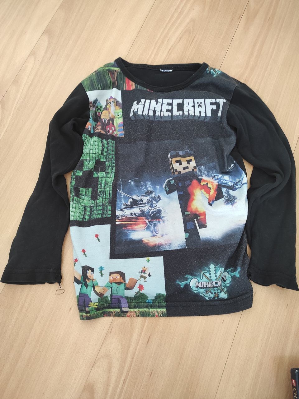 Pitkähihainen Minecraft paita