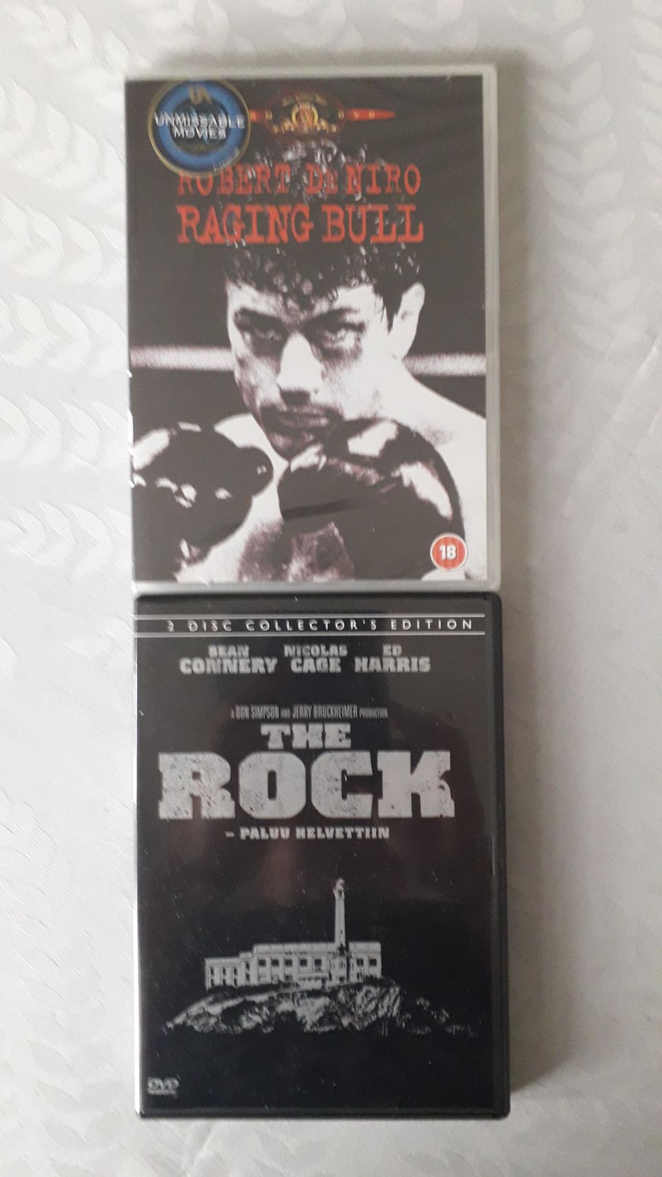 Dvd:t Raging Bull ja the Rock, setti