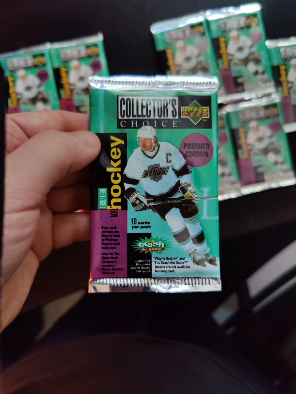 NHL hockey cards upper deck 1995-1996 korttipaketit