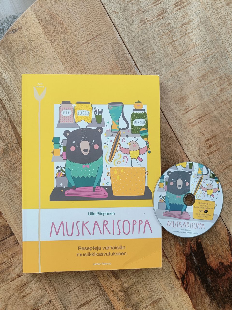 Muskarisoppa kirja ja cd