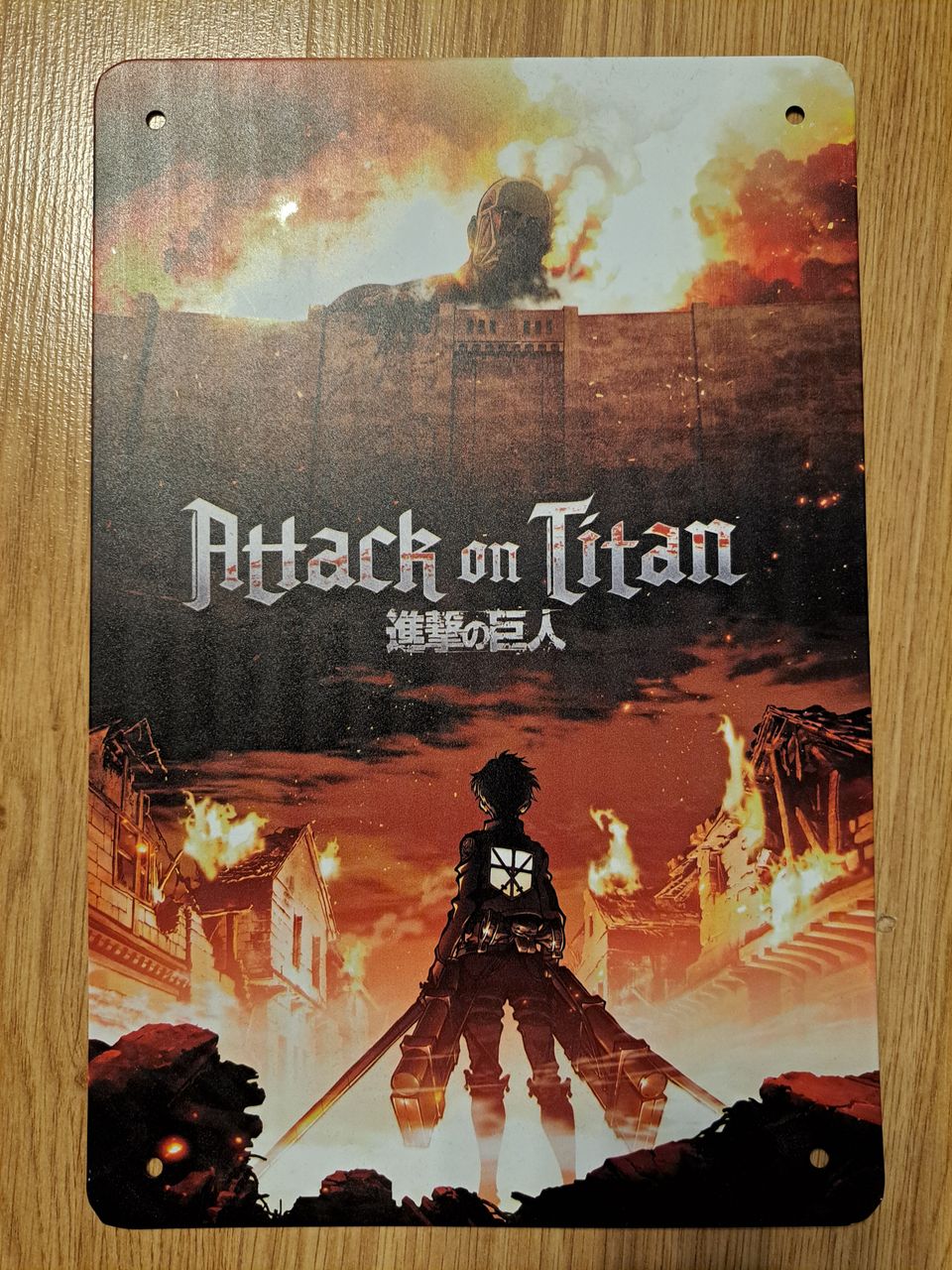 Attack on Titan metal poster