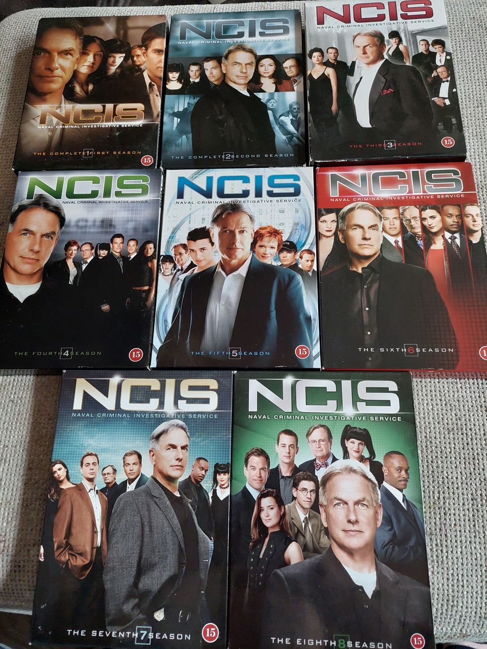 NCIS 1-8 kaudet DVD
